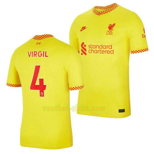 virgilvandijk4 arsenal 3e shirt 2021 2022 blauw mannen