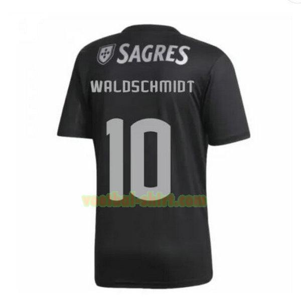 waldschmidt 10 benfica uit shirt 2020-2021 zwart mannen