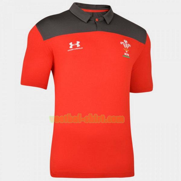 wales polo shirt 2019-2020 rood mannen