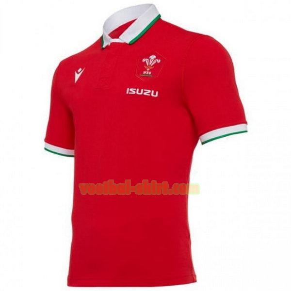 wales polo shirt 2021 rood mannen