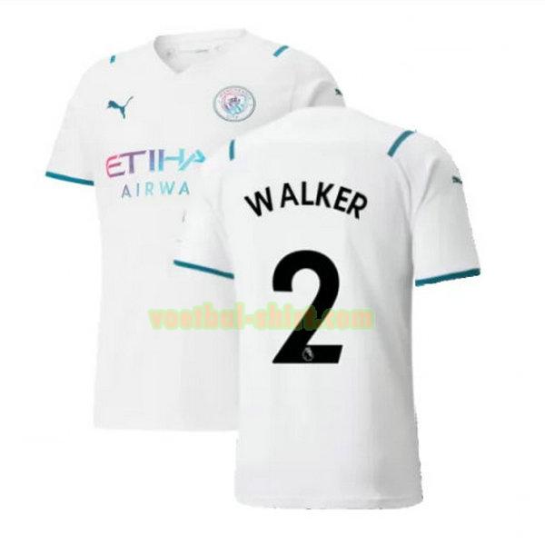 walker 2 manchester city uit shirt 2021 2022 wit mannen
