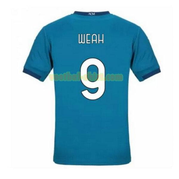 weah 9 ac milan 3e shirt 2020-2021 mannen