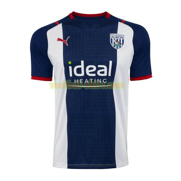 west bromwich albion thuis shirt 2021 2022 thailand blauw wit mannen