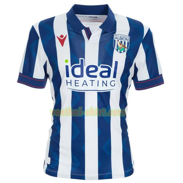 west bromwich albion thuis shirt 2024 2025 thailand blauw wit mannen