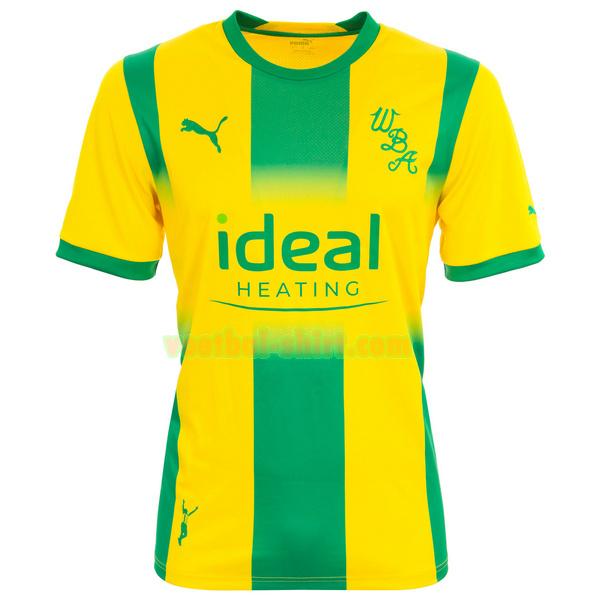 west bromwich albion uit shirt 2022 2023 thailand geel groen mannen