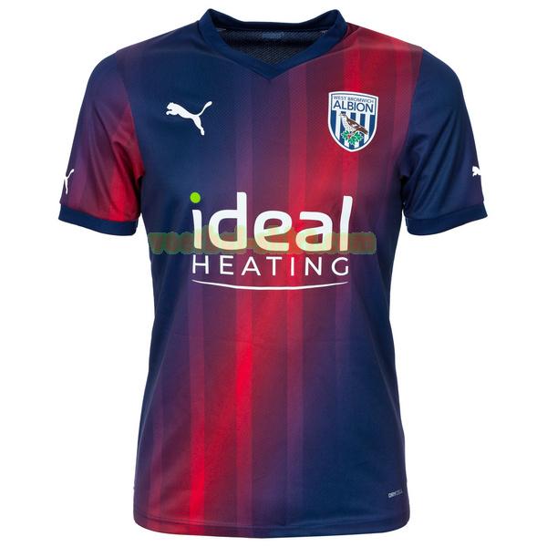 west bromwich albion uit shirt 2023 2024 thailand blauw mannen