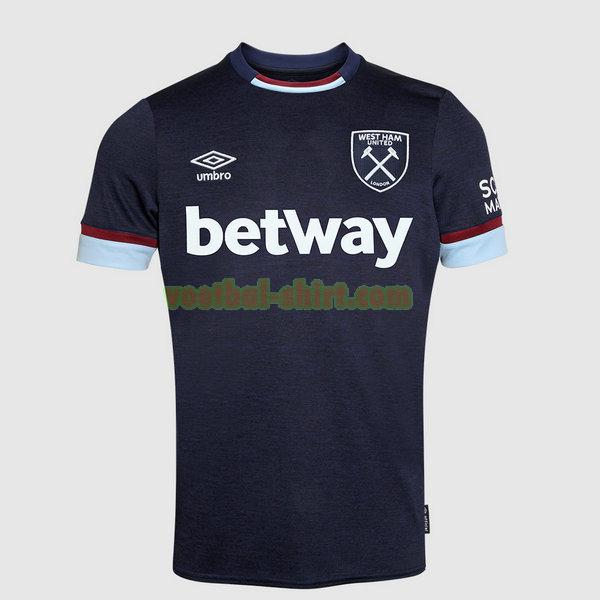 west ham united 3e shirt 2021 2022 blauw mannen