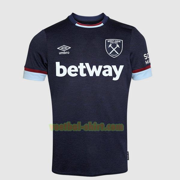 west ham united 3e shirt 2021 2022 thailand blauw mannen