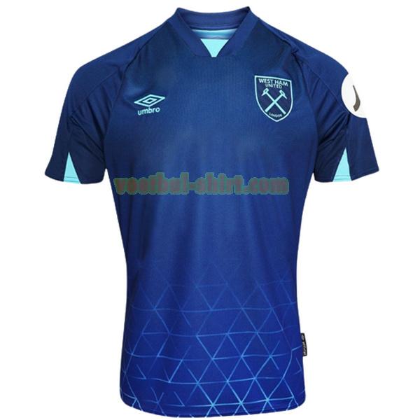 west ham united 3e shirt 2023 2024 thailand blauw mannen