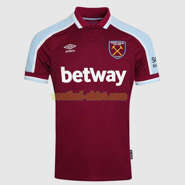 west ham united thuis shirt 2021 2022 rood mannen