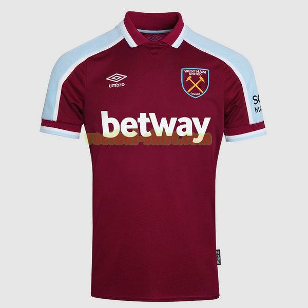 west ham united thuis shirt 2021 2022 thailand rood mannen