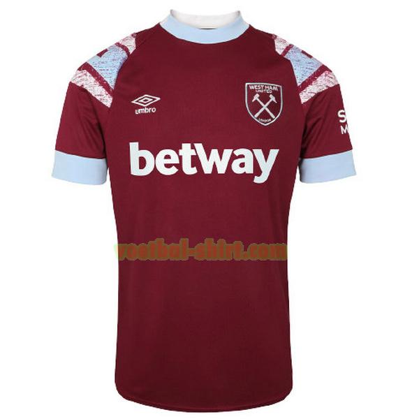 west ham united thuis shirt 2022 2023 thailand rood mannen