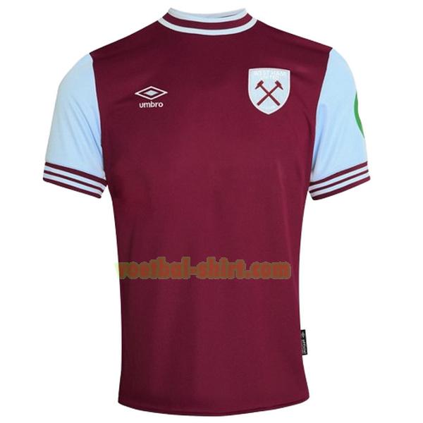 west ham united thuis shirt 2024 2025 rood mannen