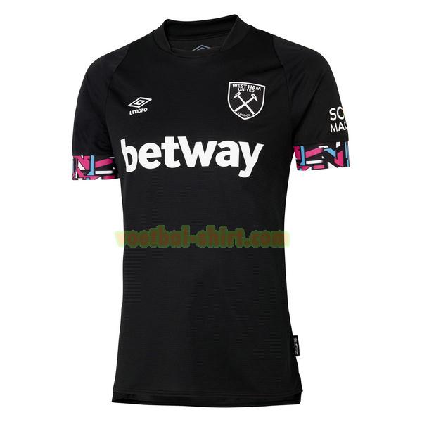 west ham united uit shirt 2022 2023 thailand zwart mannen