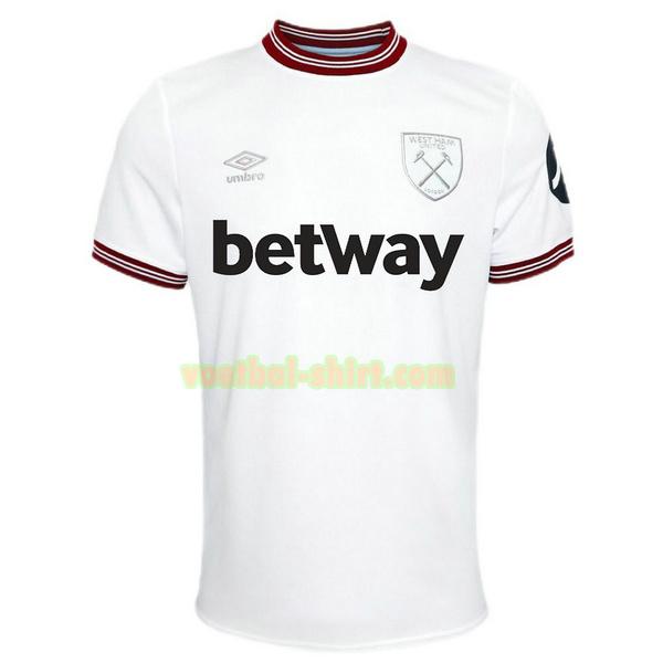 west ham united uit shirt 2023 2024 thailand wit mannen