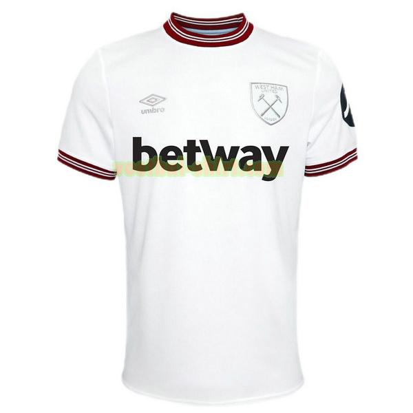 west ham united uit shirt 2023 2024 wit mannen