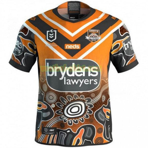 wests tigers indigenous shirt 2019 geel mannen