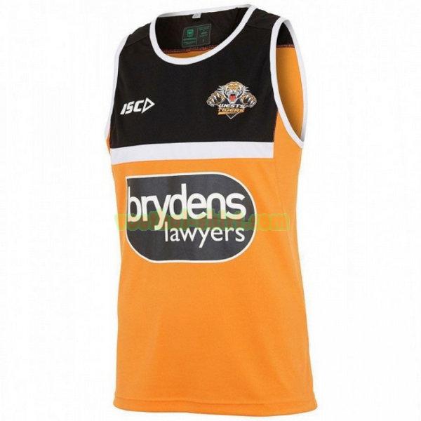 wests tigers opleiding shirt 2018 geel mannen