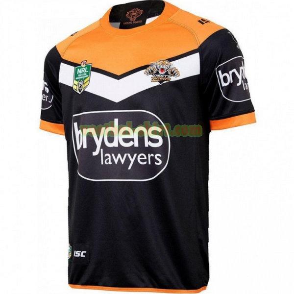 wests tigers thuis shirt 2018 zwart mannen