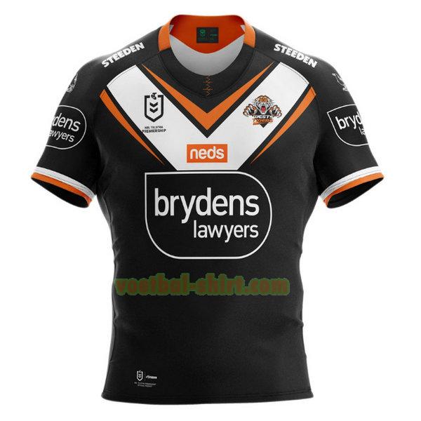 wests tigers thuis shirt 2021 zwart mannen