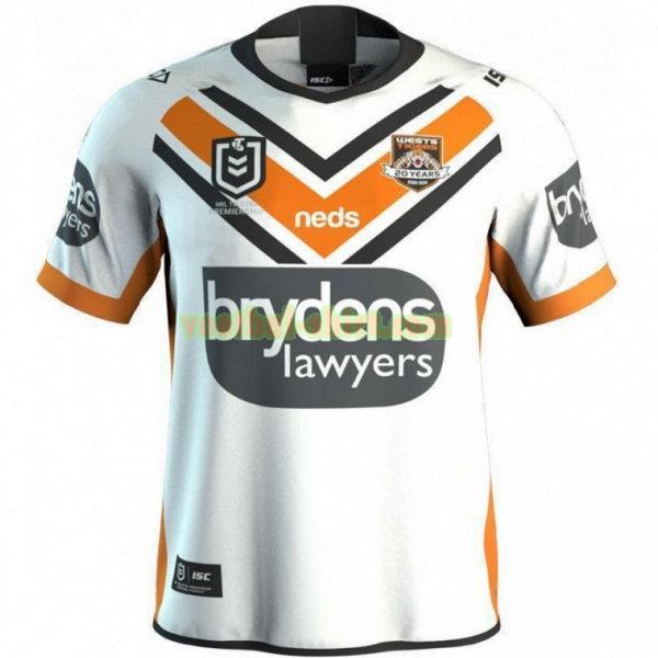 wests tigers uit shirt 2019 wit mannen