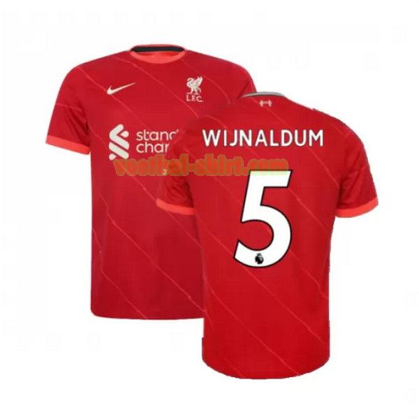 wijnaldum 5 liverpool thuis shirt 2021 2022 rood mannen