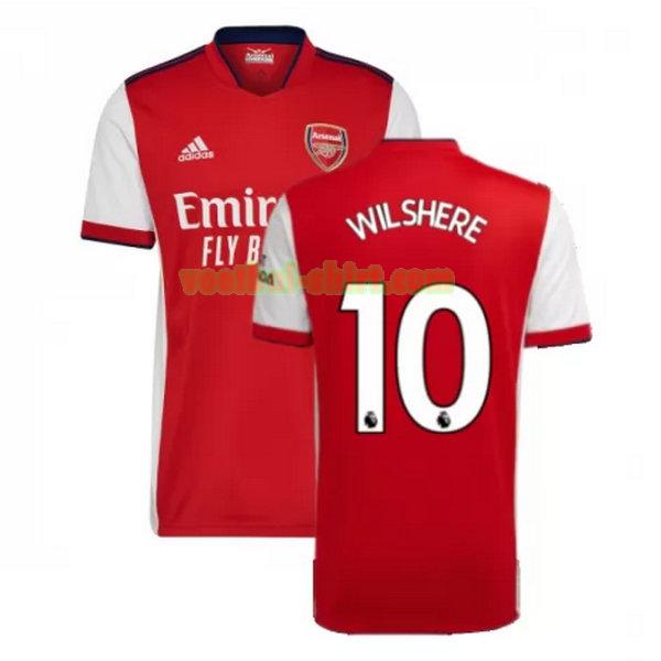 wilshere 10 arsenal thuis shirt 2021 2022 rood mannen