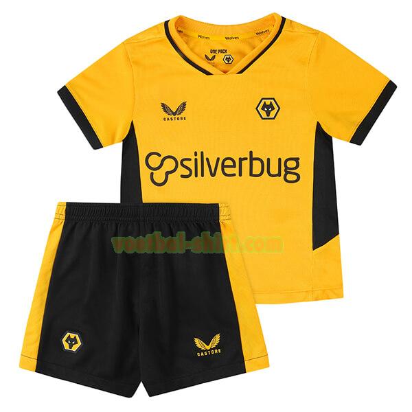 wolves thuis shirt 2021 2022 geel kinderen