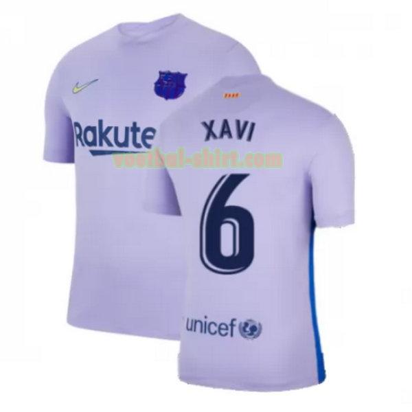 xavi 6 barcelona uit shirt 2021 2022 geel mannen