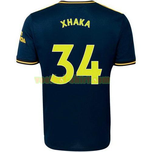 xhaka 34 arsenal 3e shirt 2019-2020 mannen