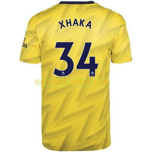 xhaka 34 arsenal uit shirt 2019-2020 mannen