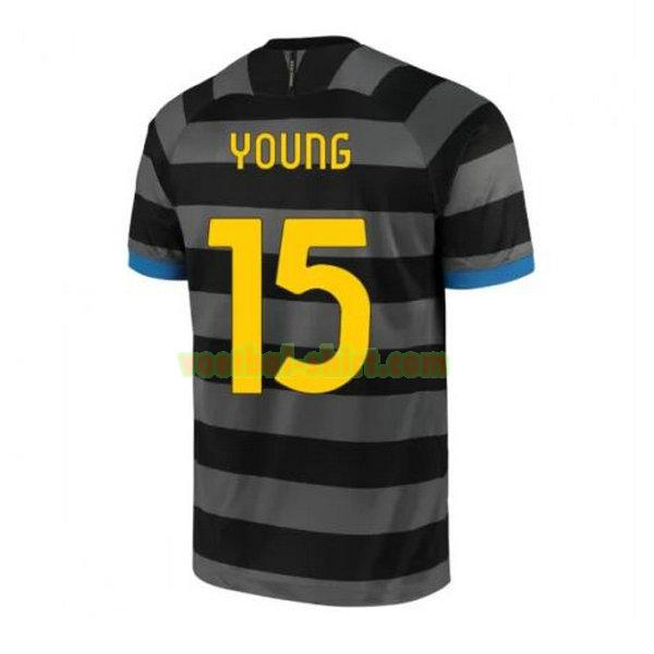 young 15 inter milan 3e shirt 2020-2021 grijs mannen