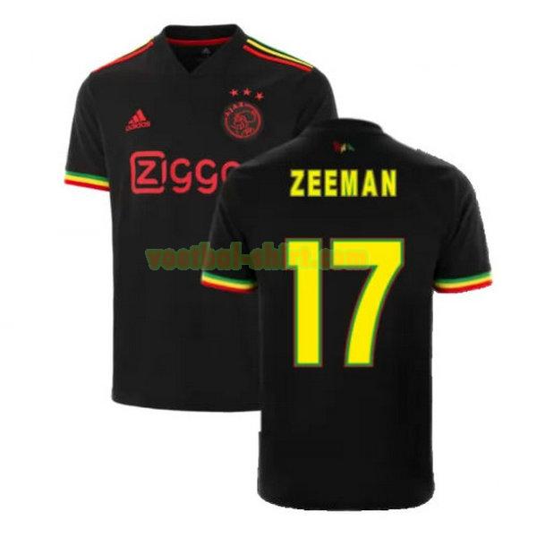 zeeman 17 ajax 3e shirt 2021 2022 zwart mannen