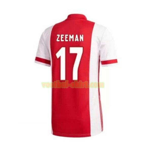 zeeman 17 ajax thuis shirt 2020-2021 mannen