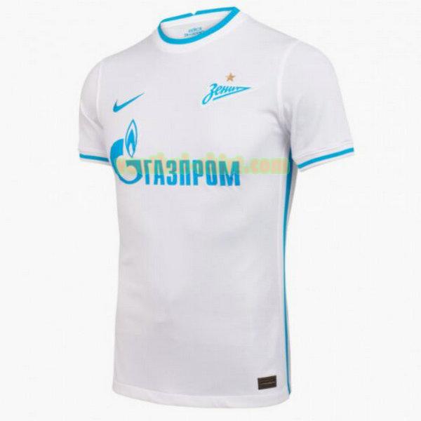 zenit st petersburg uit shirt 2021 2022 thailand wit mannen