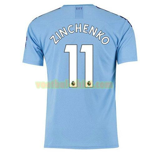 zinchenko 11 manchester city thuis shirt 2019-2020 mannen