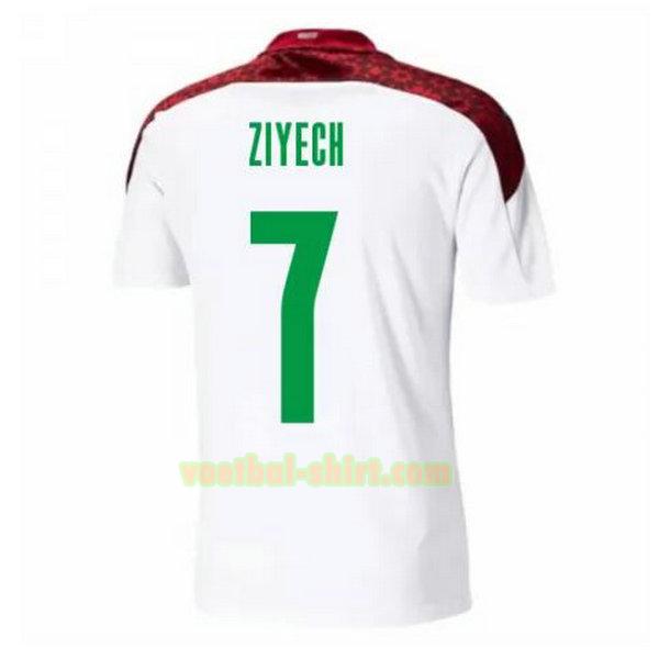 ziyech 7 marokko uit shirt 2020-2021 wit mannen