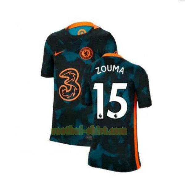 zouma 15 chelsea uit shirt 2021 2022 groen mannen