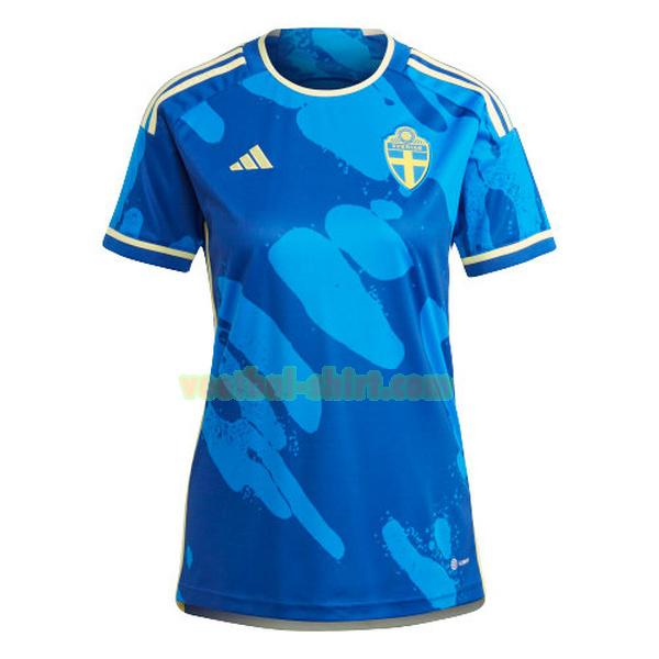 zweden uit shirt 2023 blauw dames