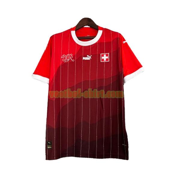 zwitserland thuis shirt 2023 2024 thailand rood mannen